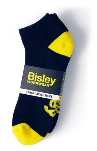 Picture of Bisley, Ankle Sock Pack (3x Pack)